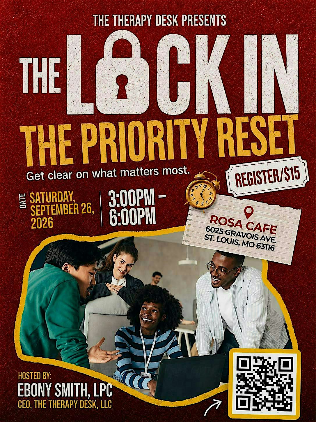 The Lock In: "The Priority Reset" (In-Person)