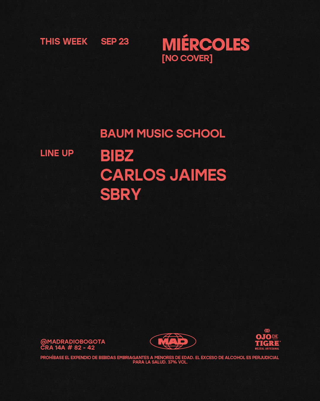BAUM MUSIC SCHOOL: BIBZ / CARLOS JAIMES / SBRY