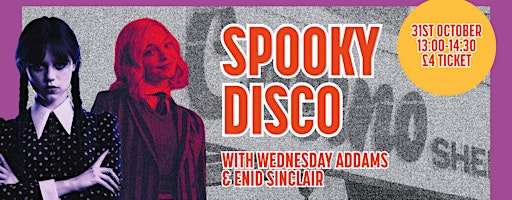 Halloween Spooky Disco with Wednesday & Enid