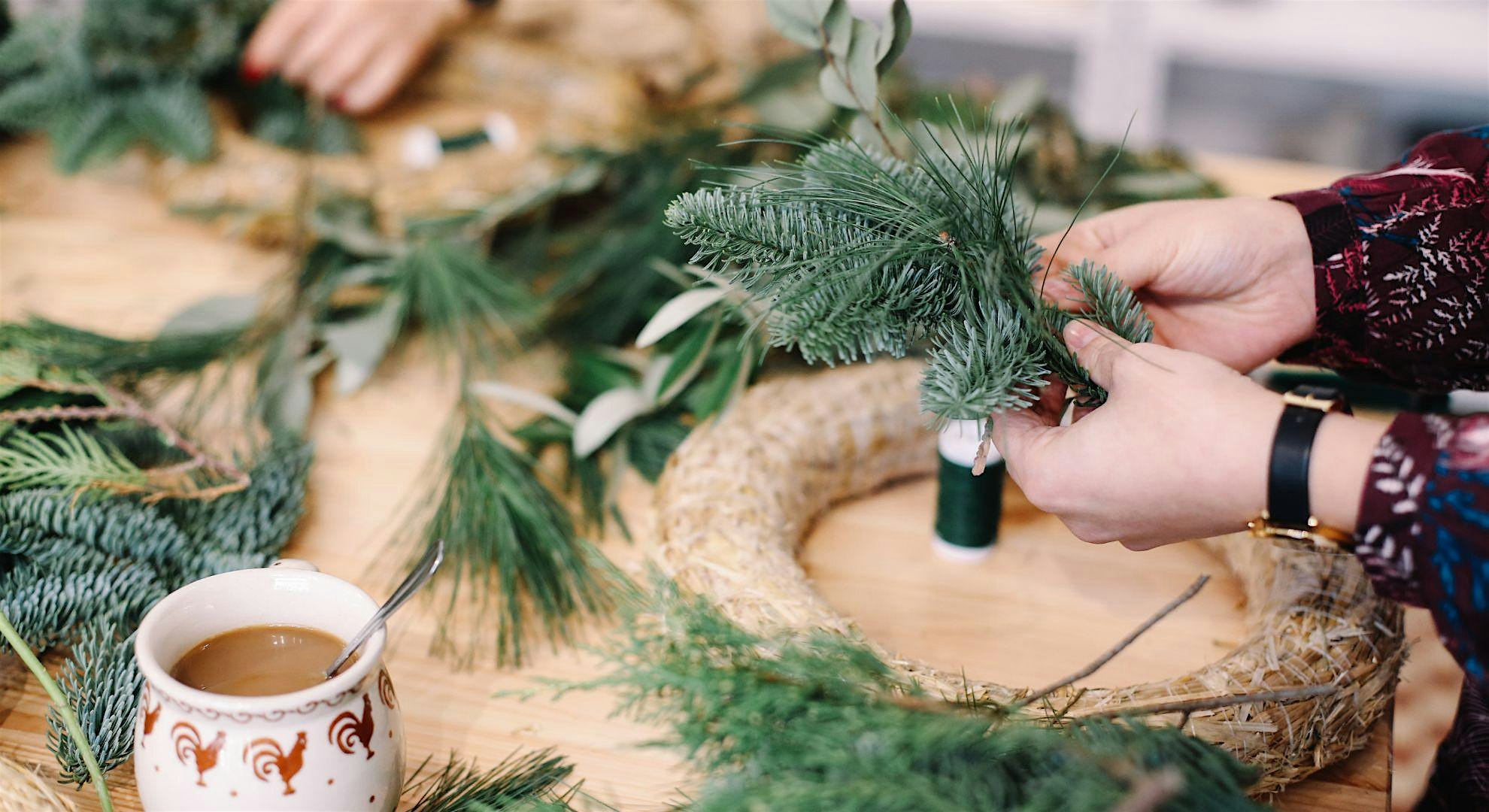 Christmas Wreath Making at The Bath Townhouse