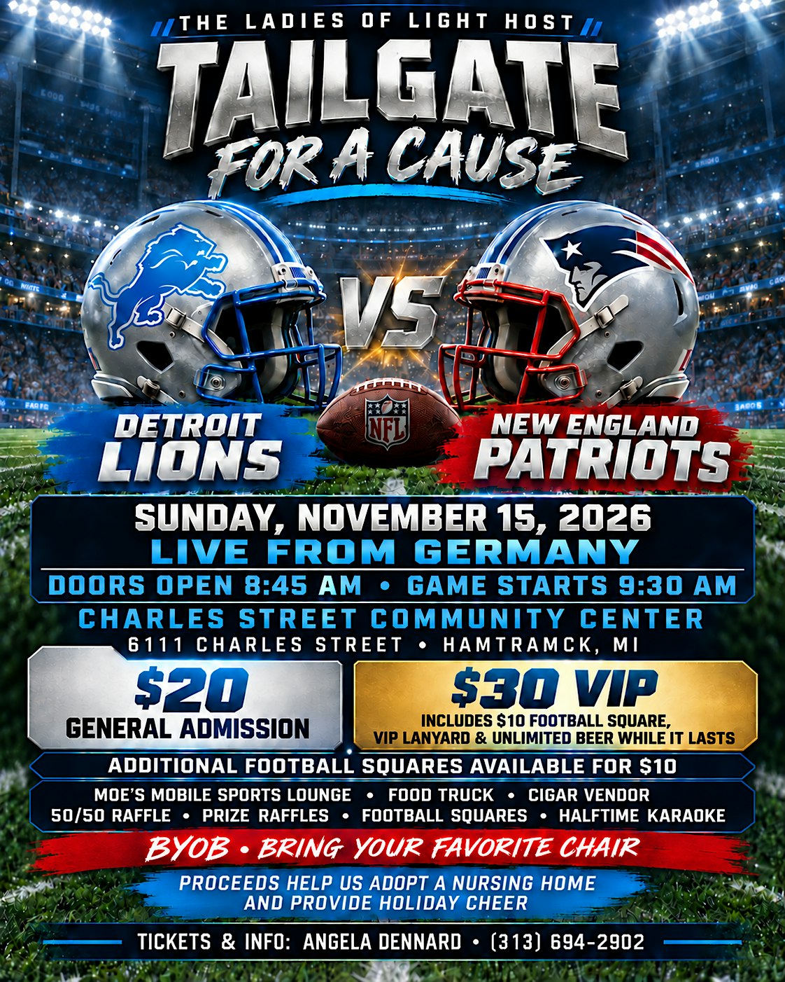 The Ladies of Light Presents: TAILGATE FOR A CAUSE
