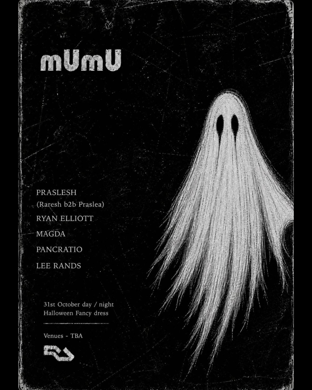 Halloween mUmU day/night with Praslesh, Magda, Ryan Elliott, Pancratio