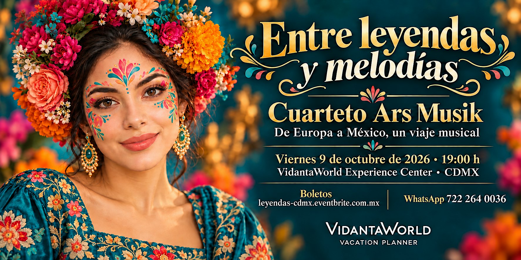 Entre leyendas y melodías · Cuarteto Ars Musik · CDMX