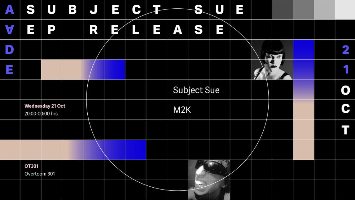AADE: Subject Sue – EP Release Details In The Dark