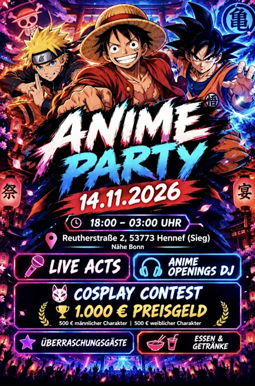 Anime Night NRW 2026 – NataraEvents