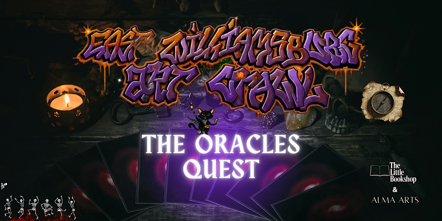 East Williamsburg Halloween Art Crawl and The Oracles Quest