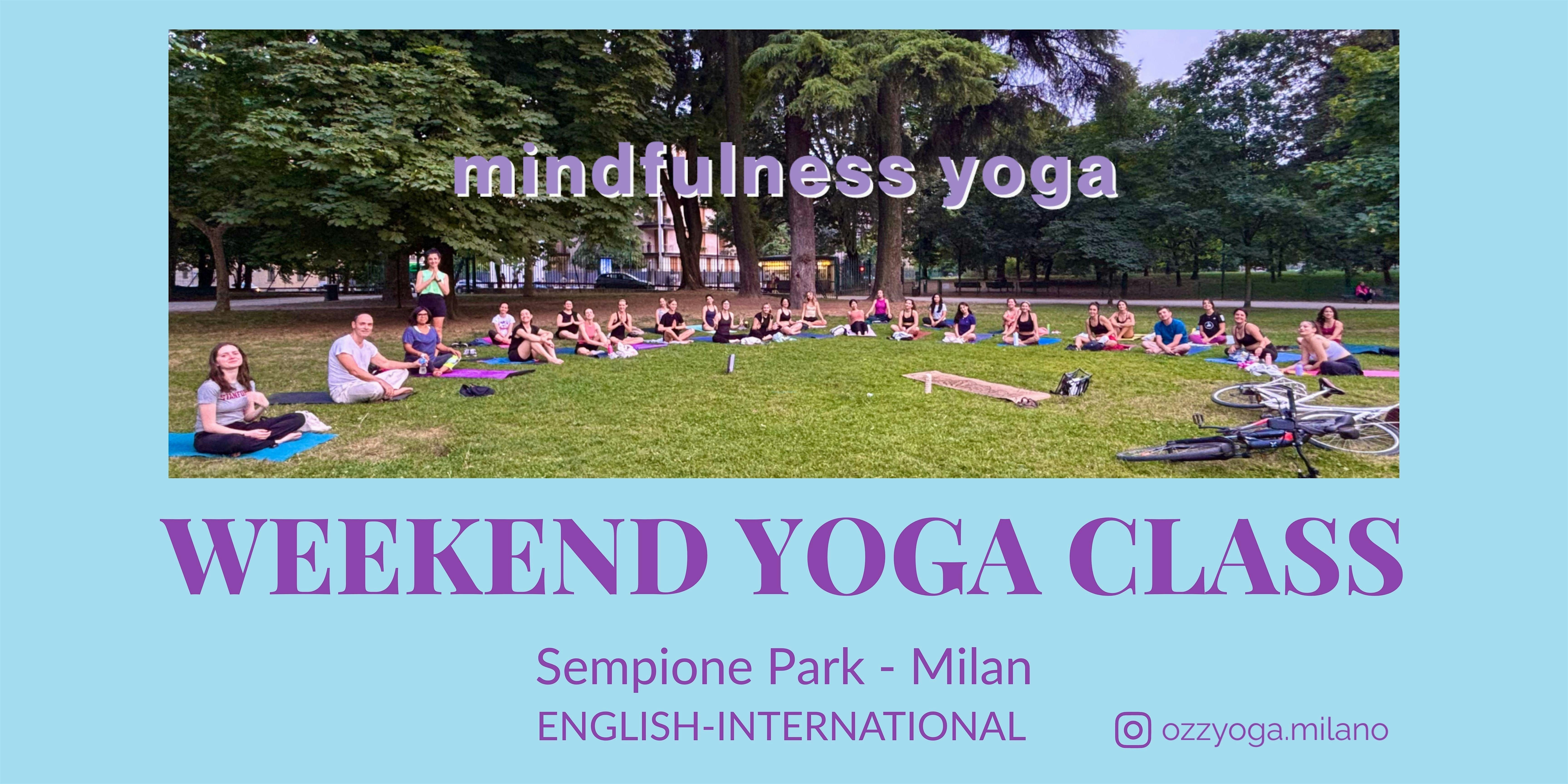 Saturday Outdoor Yoga in Milan with Ozzy