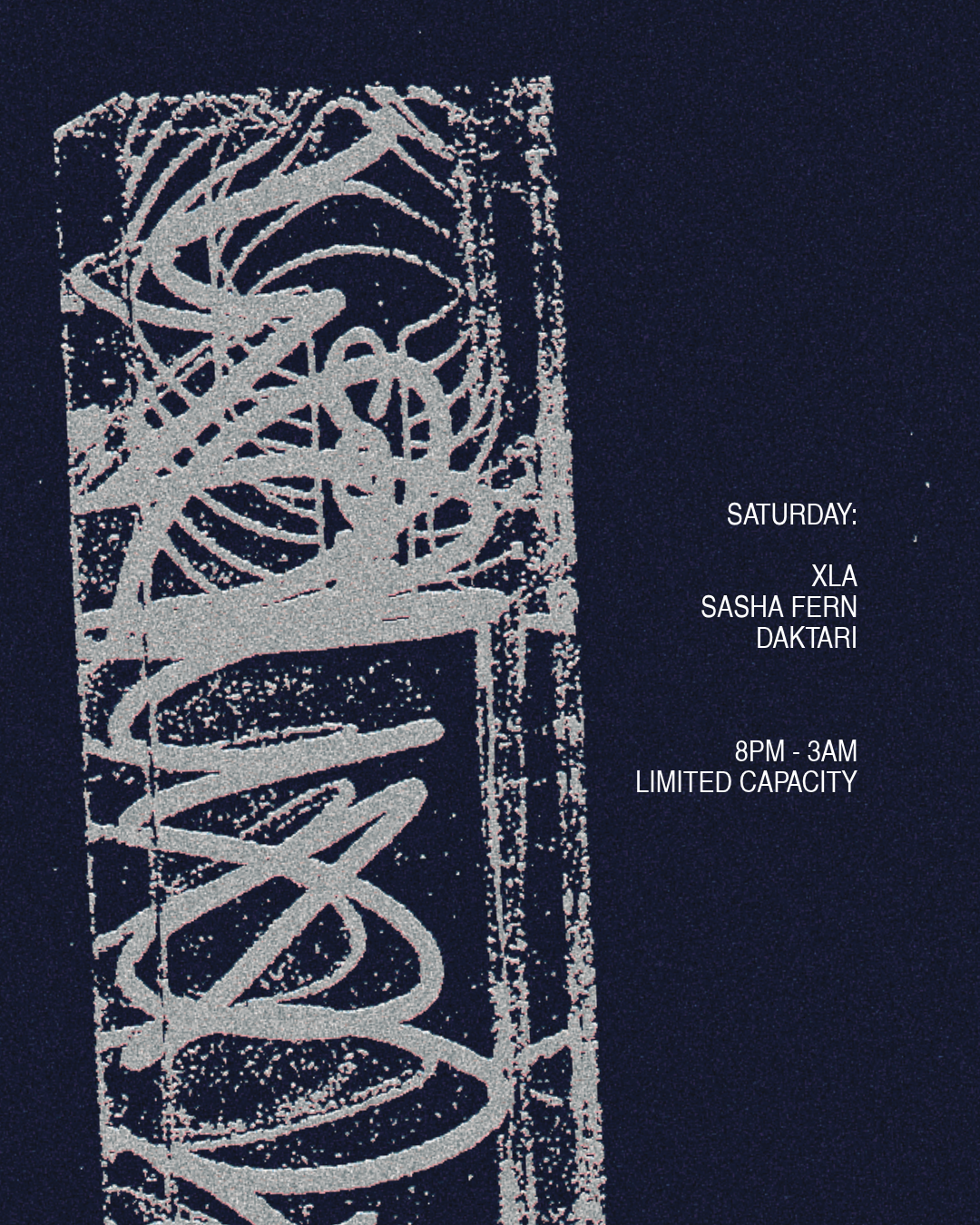 Coil Invites: XLA, Sasha Fern, Daktari