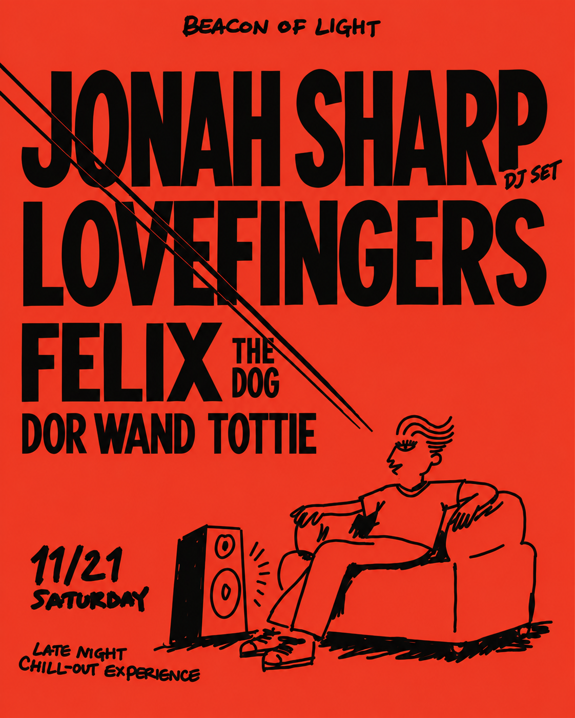 Beacon of Light: Jonah Sharp, Lovefingers, Felix The Dog
