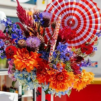 Under the Circus Tent Floral Design Class