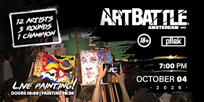 Art Battle Amsterdam - 4 October, 2026