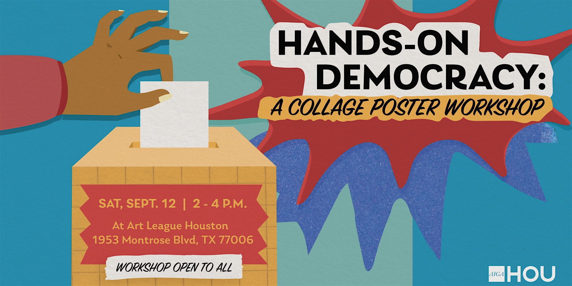 Hands-On Democracy: A Collage Poster Workshop