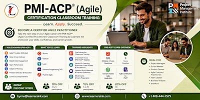 3 Day PMI-ACP Certification Classroom Training In Irving, TX