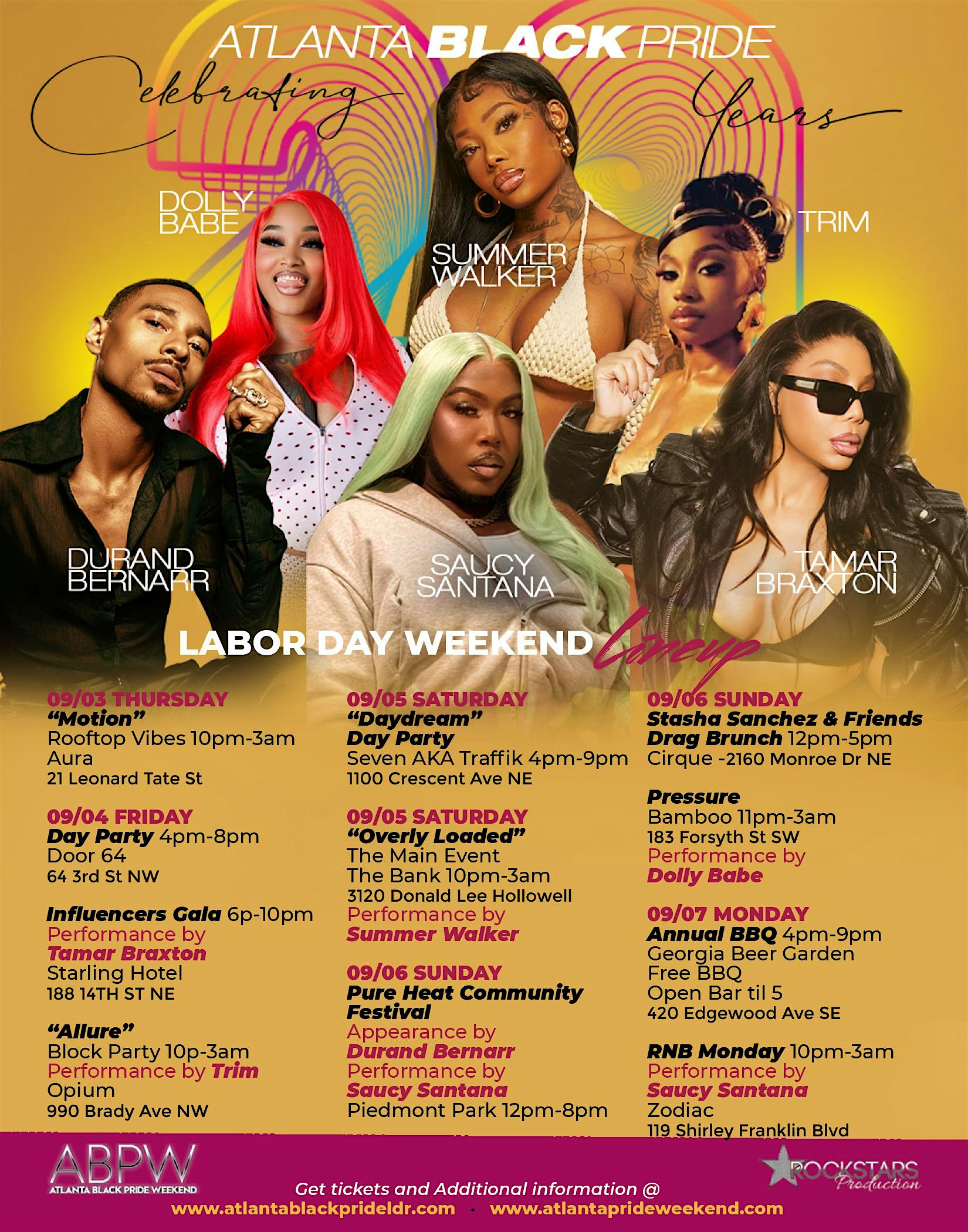 Atlanta Black Pride 2026 VIP Sections