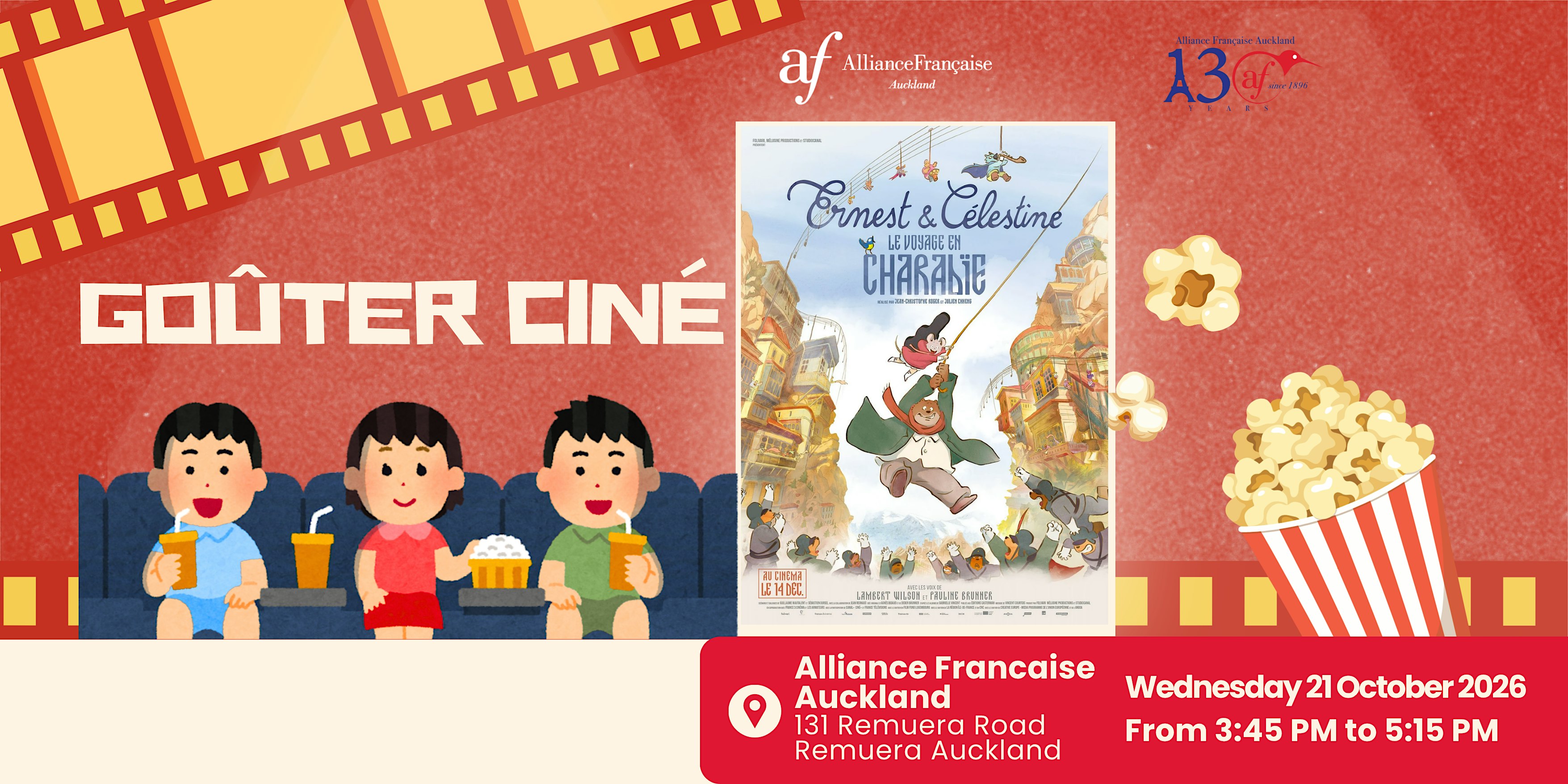 Ciné Goûter  - Movie Afternoon for Family