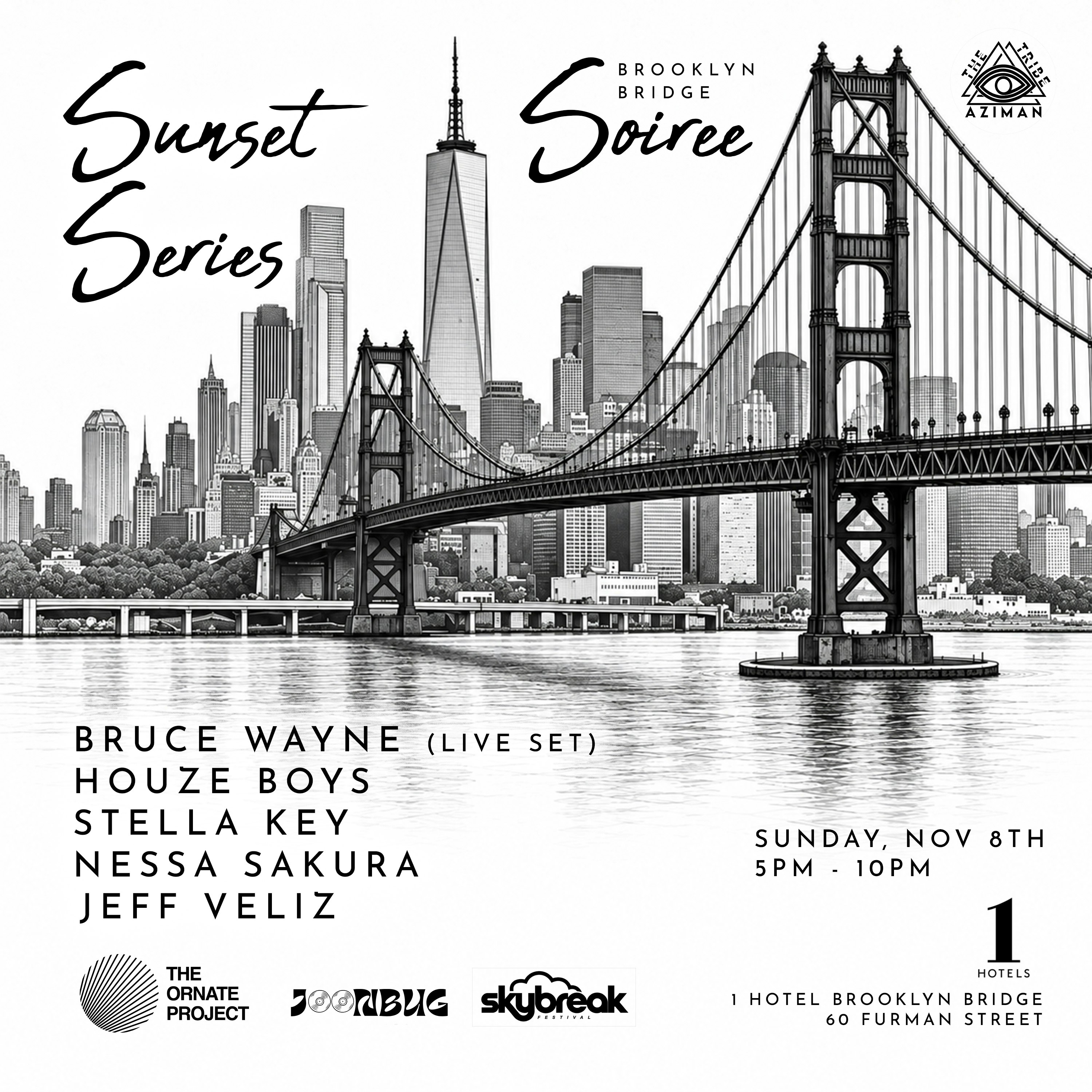 Brooklyn Bridge Soirée Sunset Series - House Music