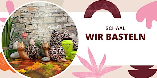 BASTEL-WORKSHOP - Schnecke bemalen und bekleben