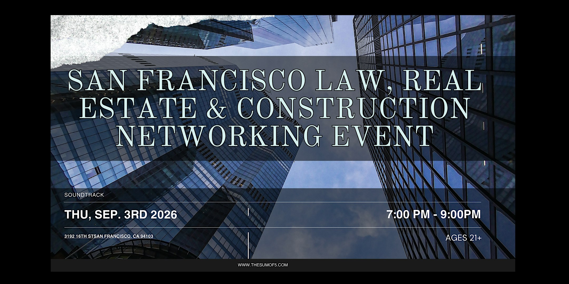 San Francisco Law, Real Estate & Construction Networking Event