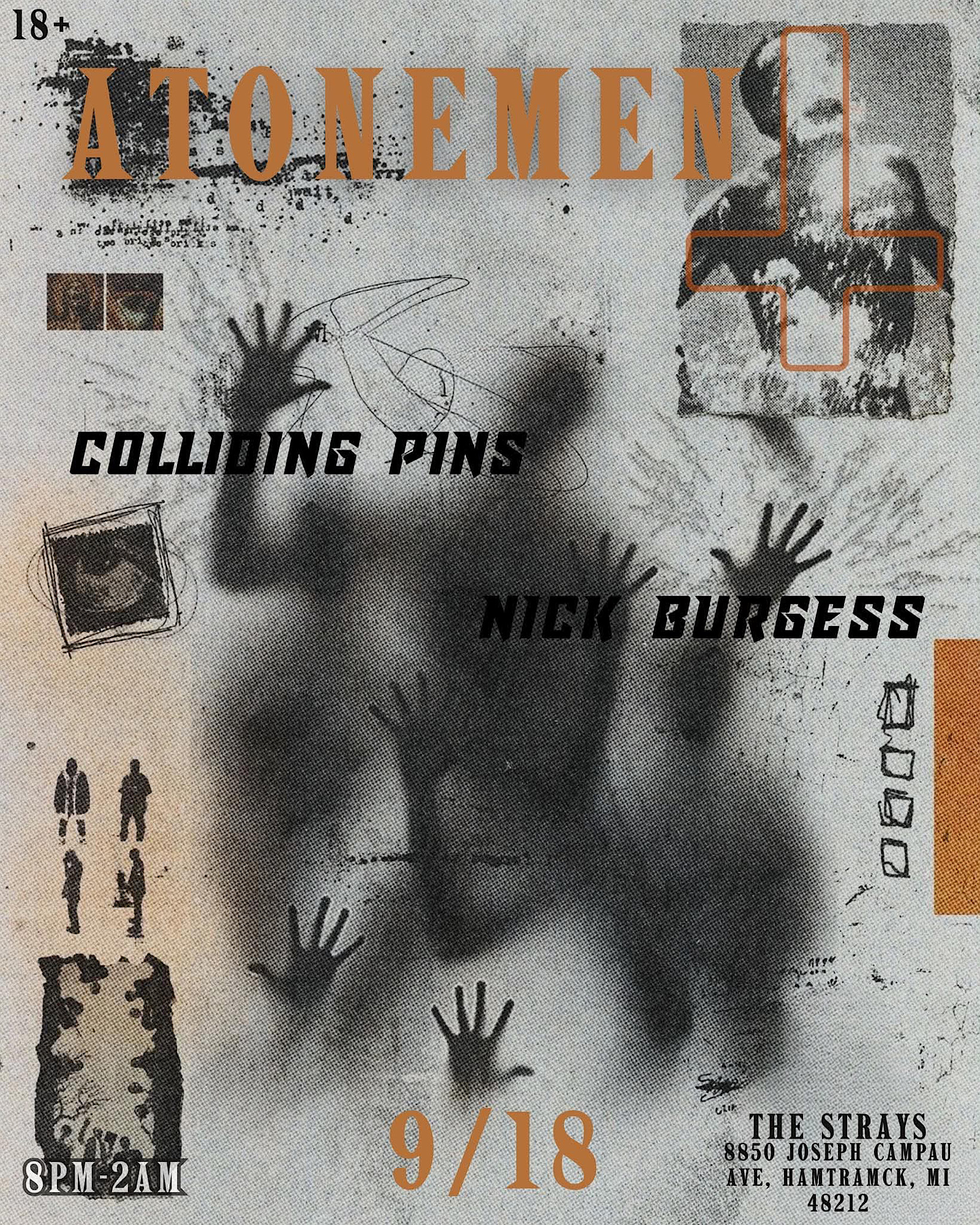 Atonement wsg Colliding Pins