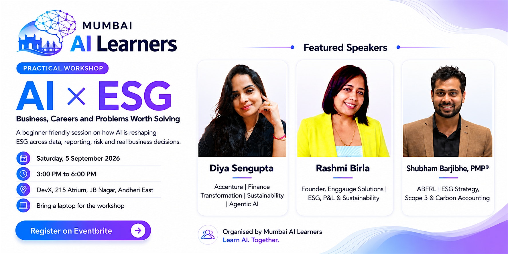 Mumbai AI Learners Meetup #17- AI in ESG - Problems Worth Solving