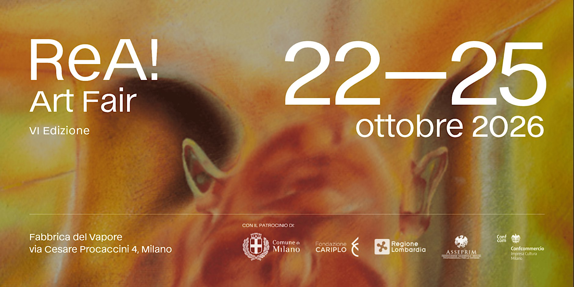 ReA! Art Fair 2026: 50 emerging artists at Fabbrica del Vapore