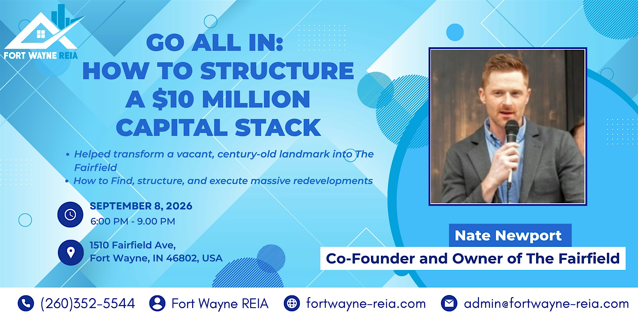 From Costco to Restoring A $10MM Historic Fort Wayne Landmark -FW REIA Sept