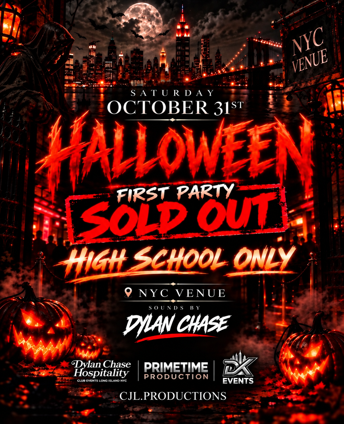 HALLOWEEN NIGHT #2 OCTOBER 31st HIGHSCHOOL