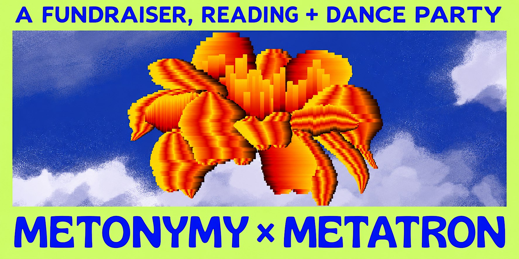Metatron x Metonymy Press Fundraiser: Reading + Dance Party