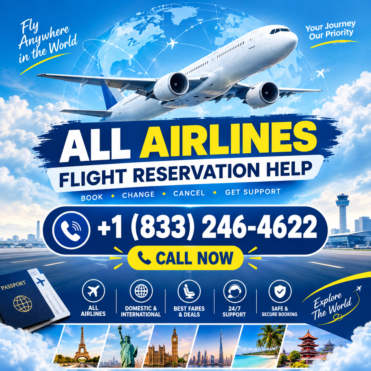 +1 833 246 4622 || JetBlue Airways Seat Selection – Seat Booking & Reservation Guide