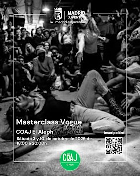 MASTERCLASS VOGUEE GRATIS 14-30 AÑOS