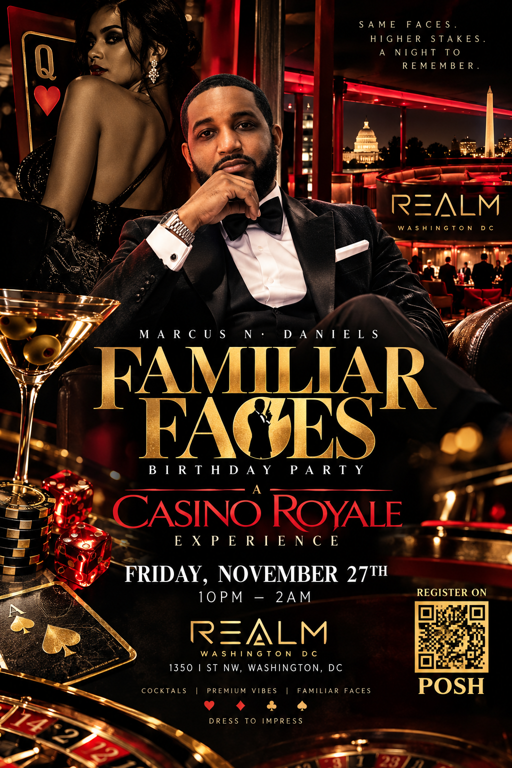 Familiar Faces 
Marcus Daniels 39th Birthday Party