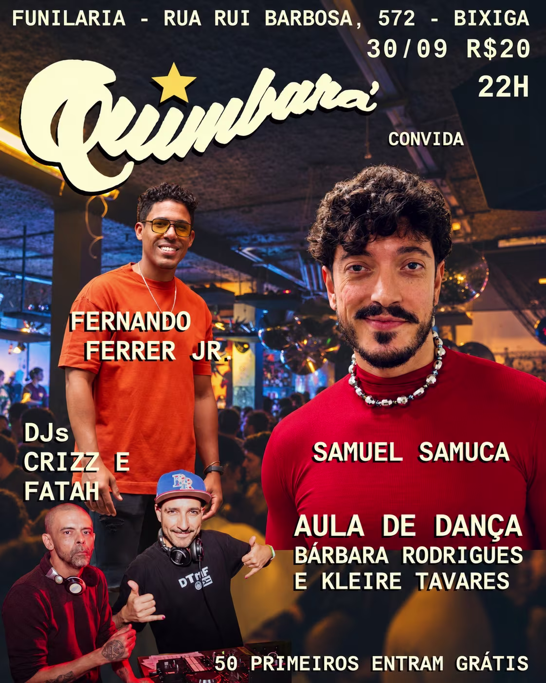 Quarta Latina Com Banda Quimbará Na Funilaria - 30/9