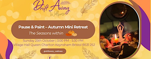 Pause & Paint – Autumn Mini Retreat