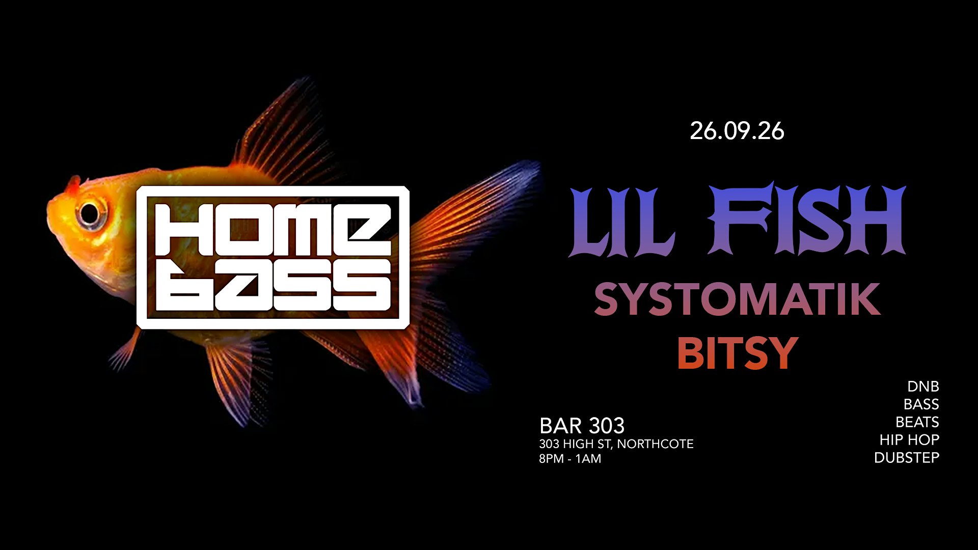 Homebass presents.. LiL FISH (FRA)