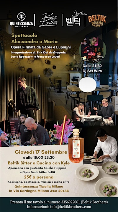 Evento Beltik Brothers e Pasticceria Buonarroti (Since 1920)