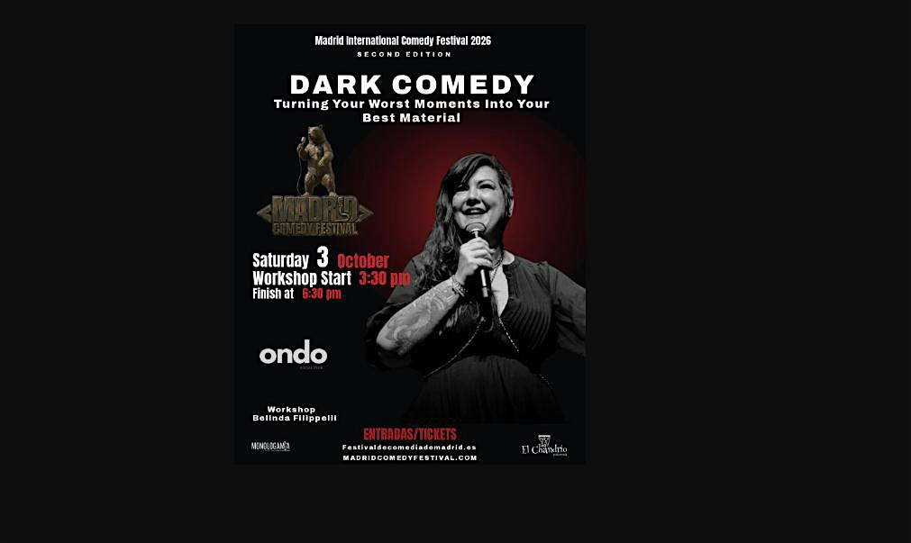 Dark Comedy: Turning Your Worst Moments Into Your Best Material