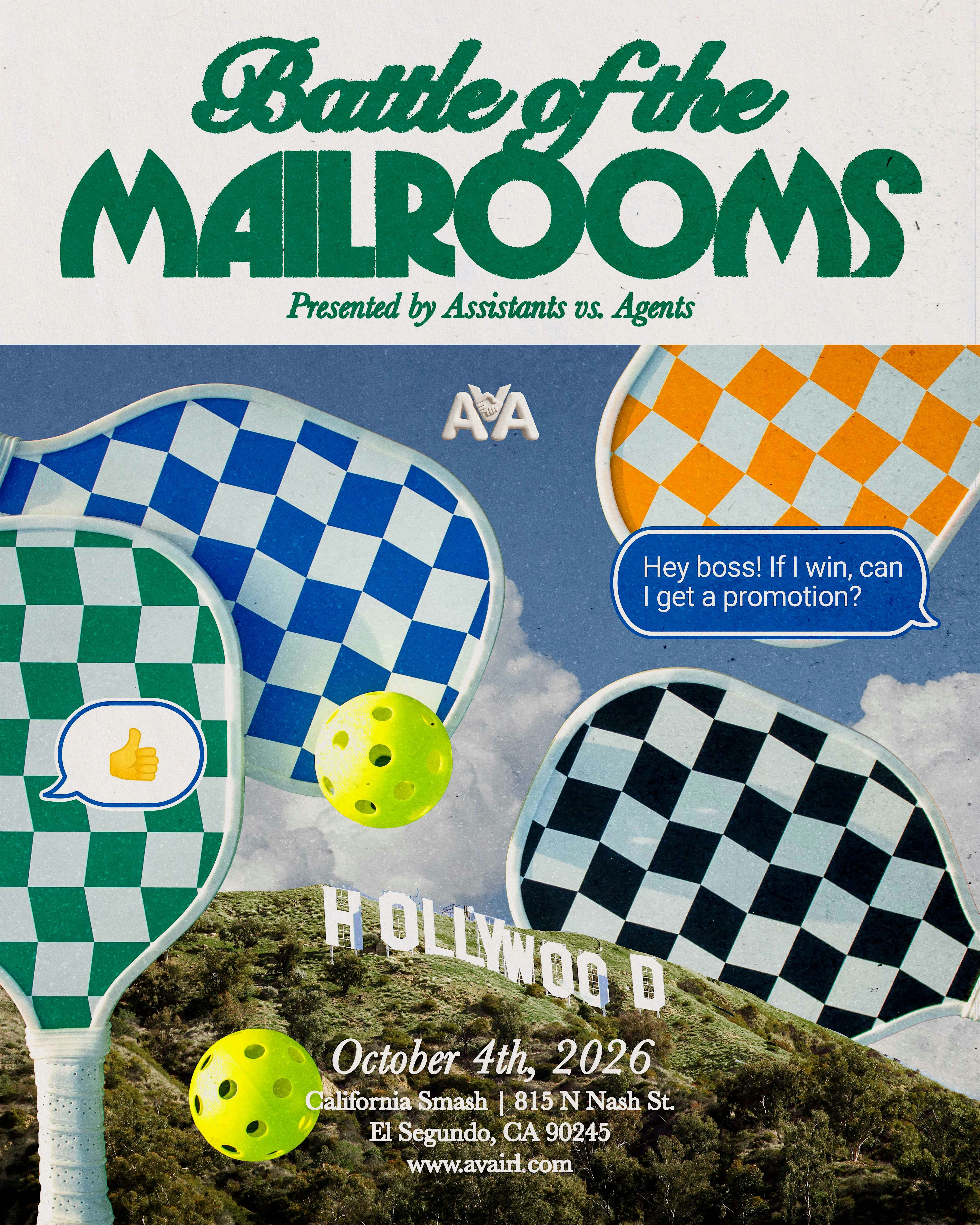 AvA Presents: Battle of The Mailrooms