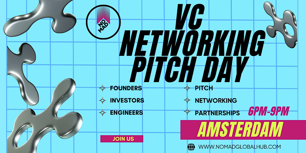Tech Founders & Investors: Pitch & Connect I Amsterdam