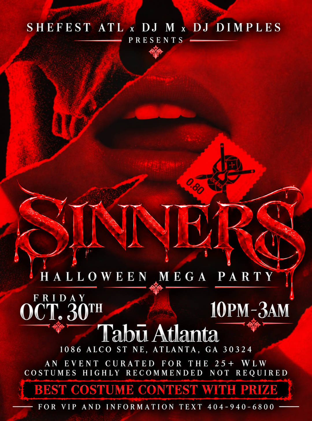 SINNERS MEGA WLW HALLOWEEN PARTY
