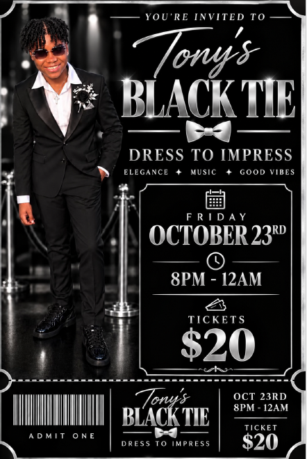 TONY'S 18th BLACK TIE CELEBRATION