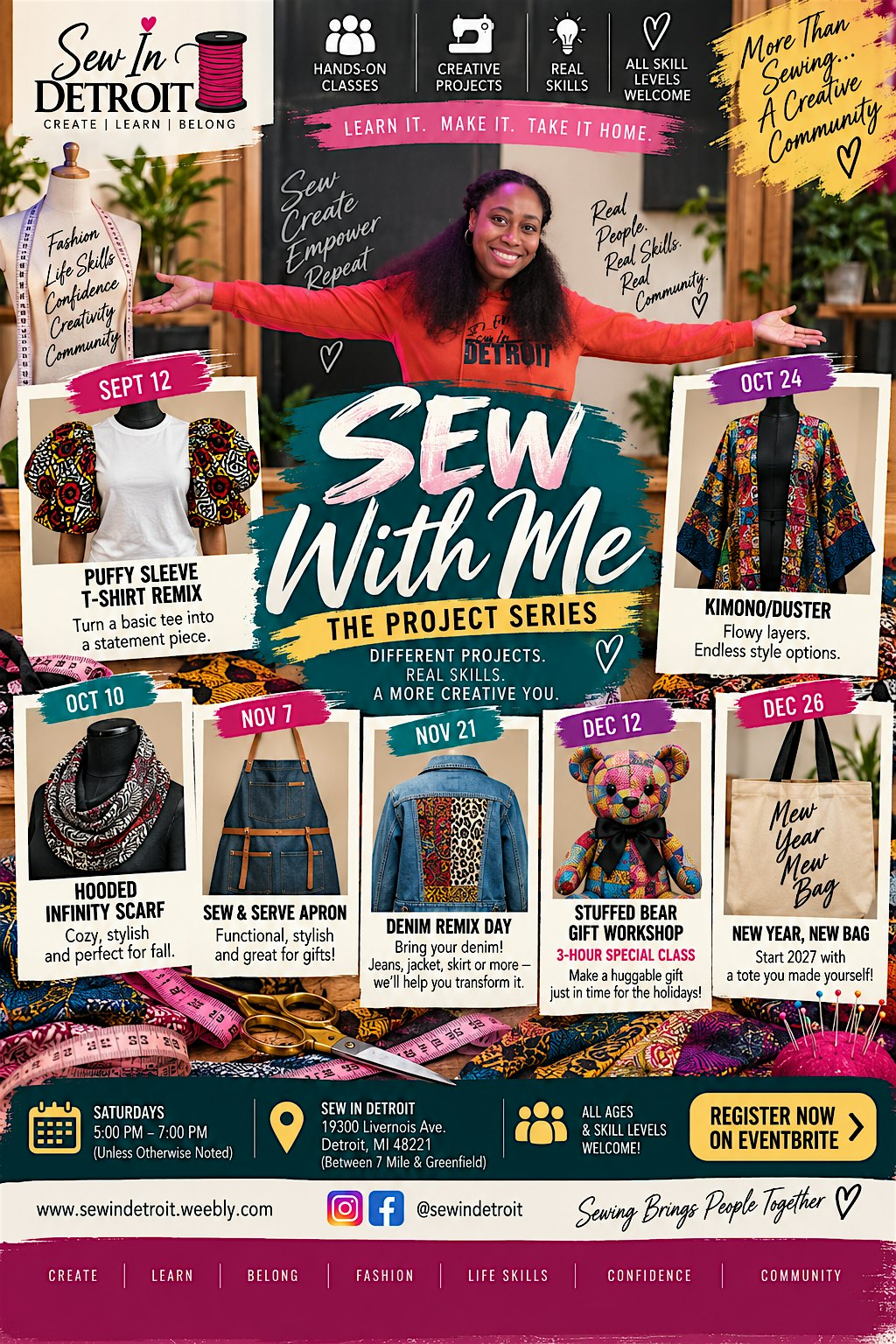 Sew With Me: The Project Series | Sew In Detroit