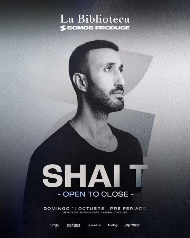 Shai T x Somos Produce – La Biblioteca, San Telmo Buenos Aires