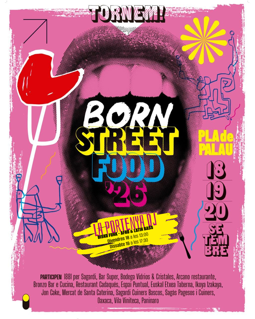La Portenya DJ at Born Street Food 2026