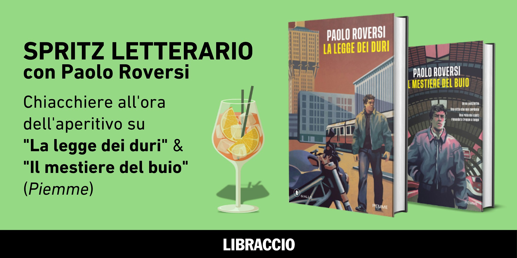 Spritz Letterario con Paolo Roversi a Milano
