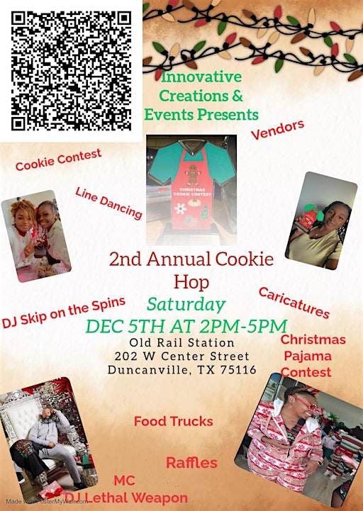 Innovative Creations  & Events 2nd Annual Christmas Pajama Cookie Hop