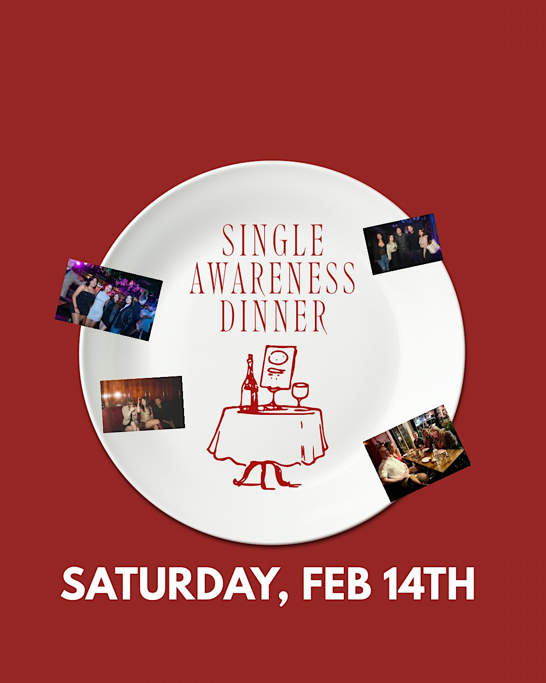 Single Awareness Dinner Monthly: Coral Gables | Foodies + New Friends