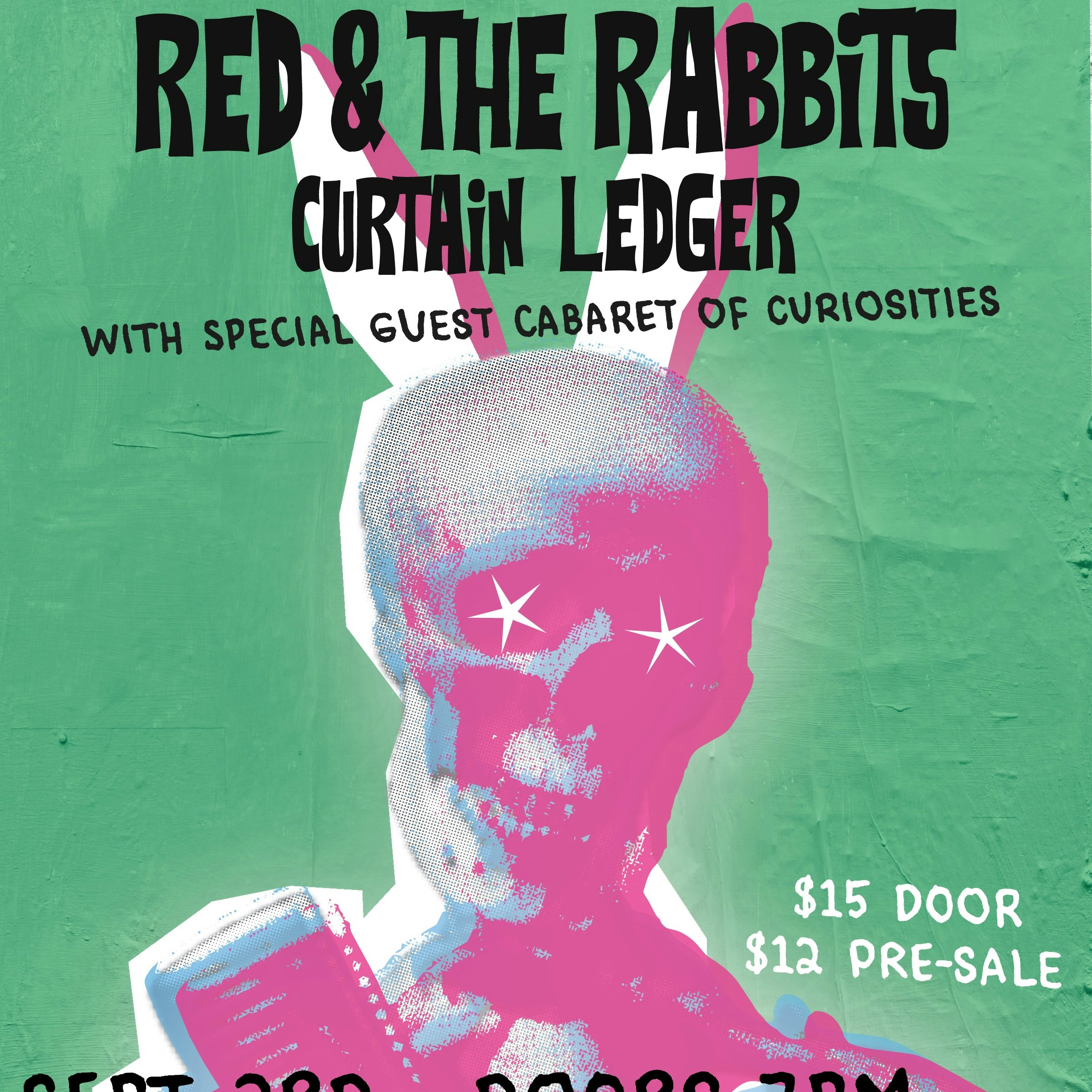 Red and the Rabbits, Curtain Ledger, Cabaret of Curiosities