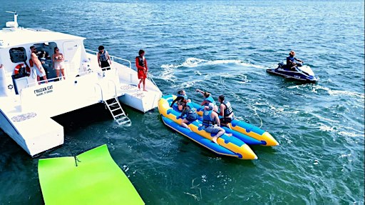 Party Boat with Jet Ski, Banana Boat , Booze Included and BYOB Boat Party