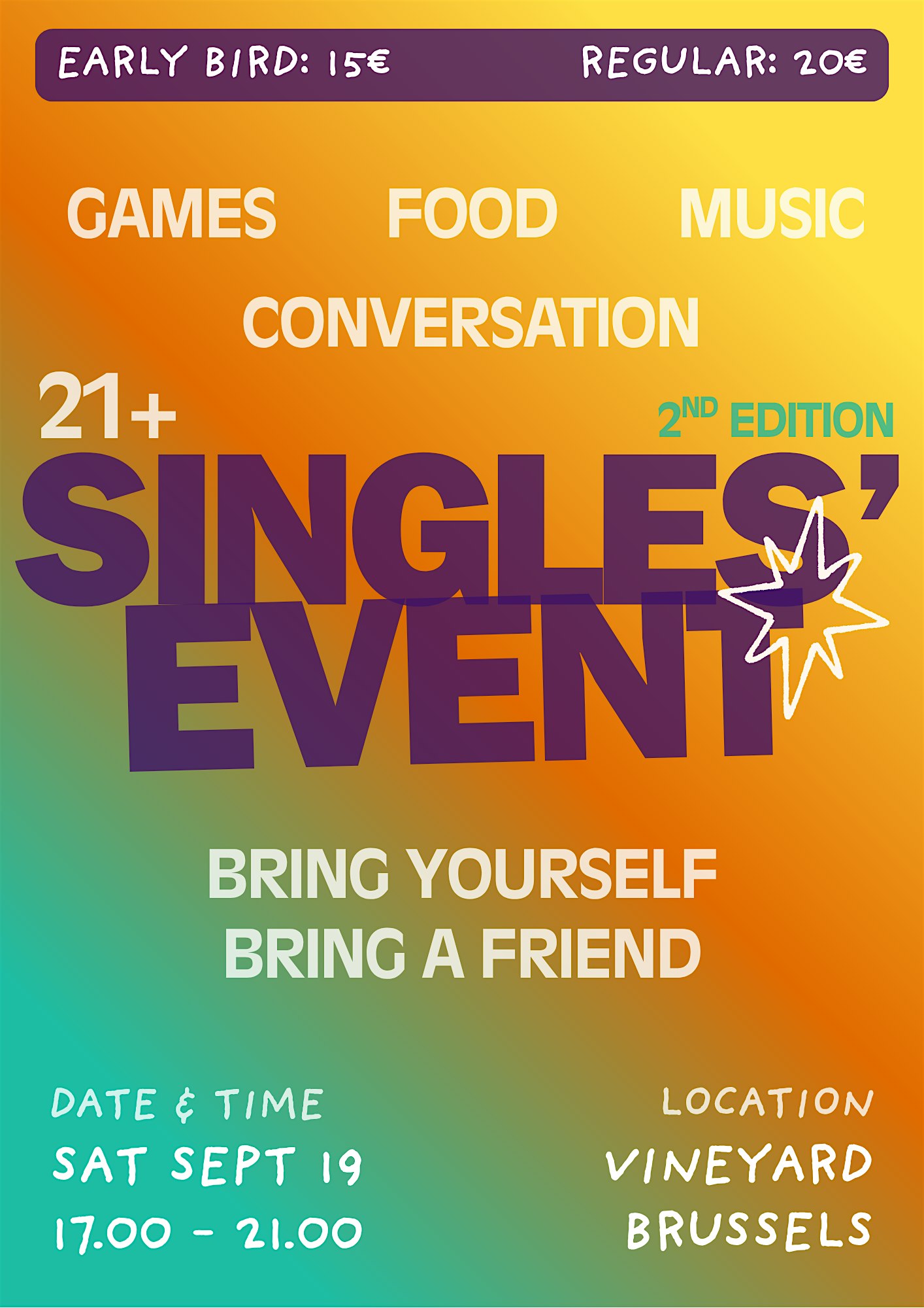 Christian Singles' Event (2nd Edition)
