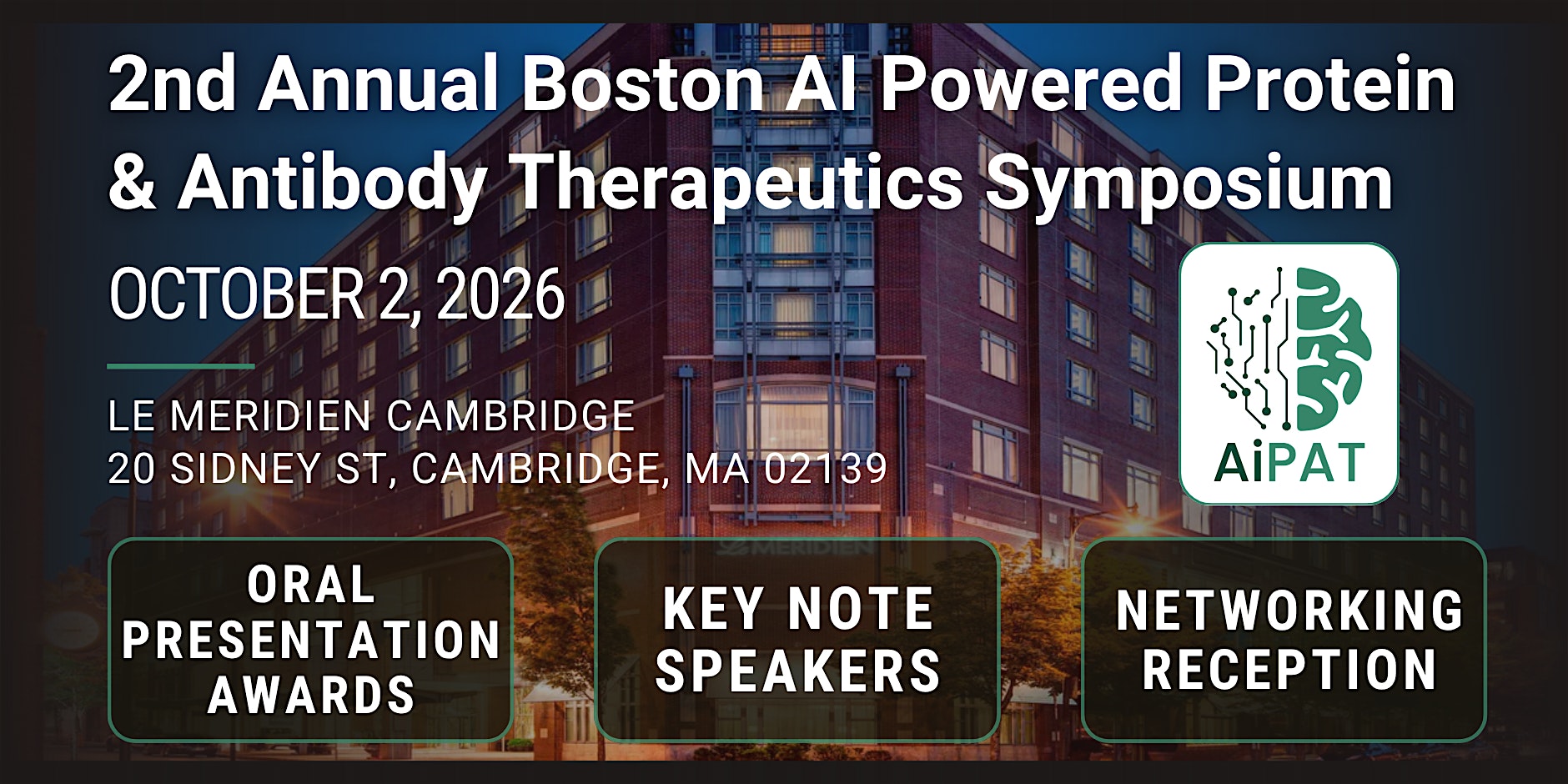 Boston AI-Powered Innovation in Protein and Antibody Therapeutics Symposium